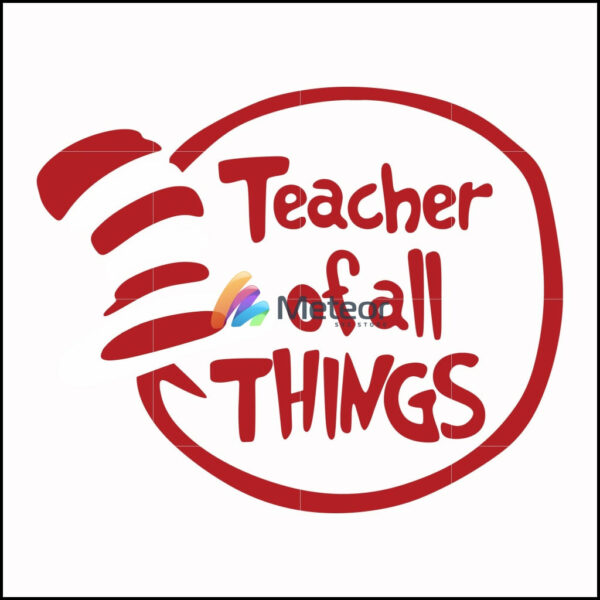 Teacher of all things svg, png, dxf, eps file DR00044