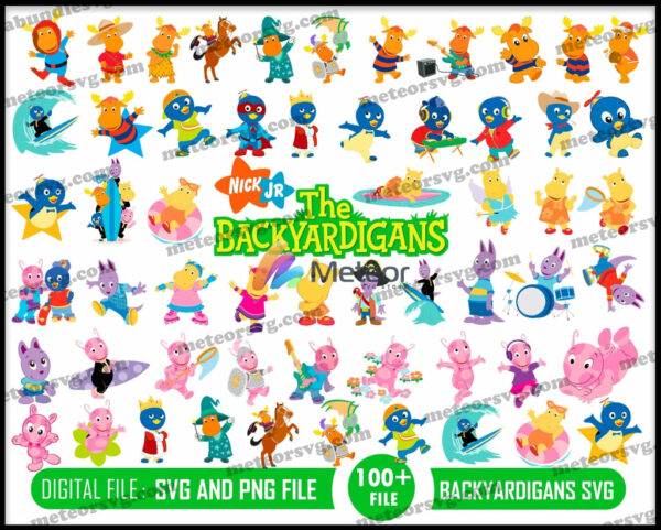 The Backyardigans svg bundle - Digital download