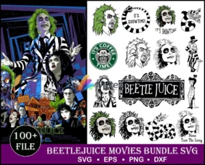 100+ Beetlejuice svg, png, eps, dxf for print and cricut, wizard svg, horror svg cutting file, halloween svg
