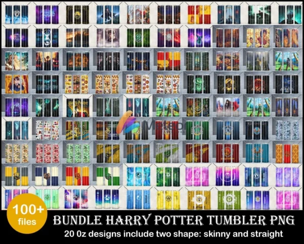100+ Harry Potter Tumbler PNG bundle for cricut and print, Wizard Tumbler PNG sublimation