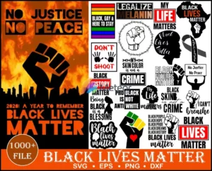 1000+ Black lives matter svg , png, eps, dxf for print and cricut