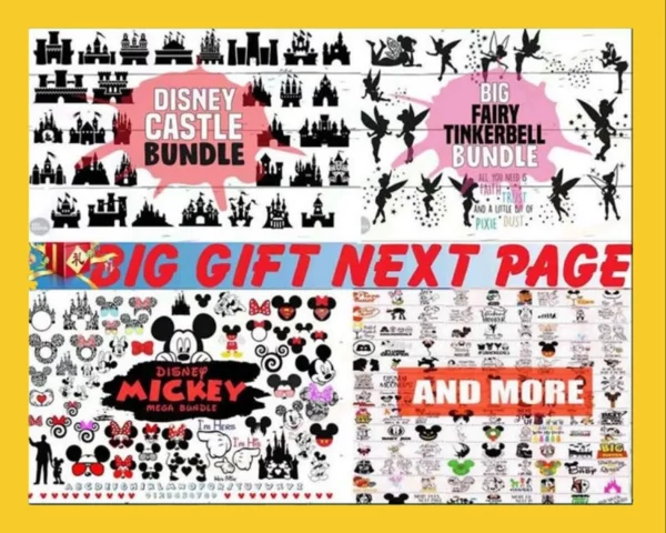 100000+ Ultimate Disney Svg Bundle, Mickey Svg, Princess Svg-3