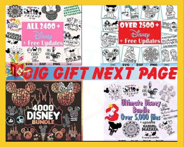 100000+ Ultimate Disney Svg Bundle, Mickey Svg, Princess Svg-4
