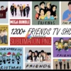 1200+ Friends TV Show SVG 1.0, dxf png, eps for cricut and silhouette