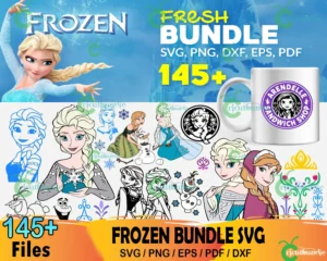 145+ Frozen Bundle Svg, Frozen Svg, Elsa Svg, Anna Svg