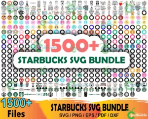 1500+ Starbucks Logo Svg Bundle, Starbucks Svg, Starbucks Cup Svg
