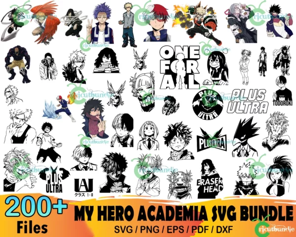 200+ My Hero Academia Svg Bundle, Academia Svg, Anime Svg