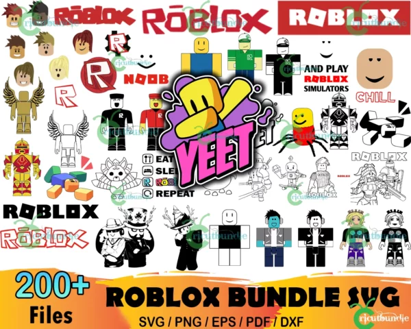 200+ Roblox Bundle Svg, Roblox Svg, Roblox Printable