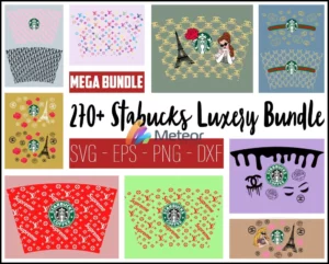 270+ Starbucks Wrap Luxury SVG Bundle 2.0