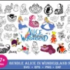 37+ Alice in wonderland svg, png, eps, dxf for print and cricut