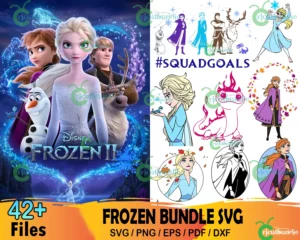 42+ Frozen Svg Bundle, Frozen Svg, Frozen 2 Svg, Elsa Svg