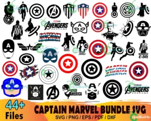 44+ Captain America Bundle Svg, Marvel Svg, Avengers Svg