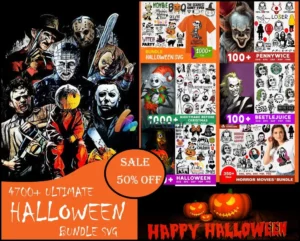 4700+ Ultimate Halloween Files Mega Bundle Cricut Svg File Silhouette , Digital Download, wizard svg bundle, horror svg bundle design, Mega Bundle Halloween svg Design