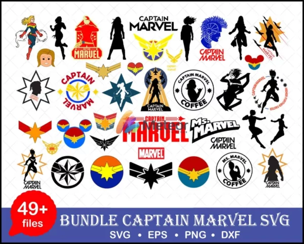 49+ Captain marvel SVG Bundle, Captain America Vectors, Marvel svg