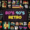 80s 90s Retro Bundle Svg, 90's Baby Kid Svg, Hood Playlist Svg