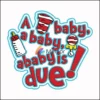 A baby a baby is due svg, png, dxf, eps file DR00027