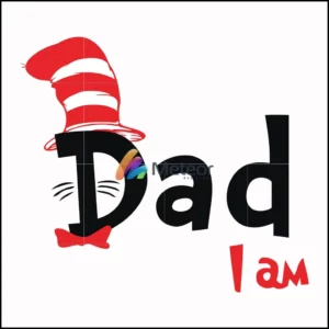 Dad I am svg, png, dxf, eps file DR00063