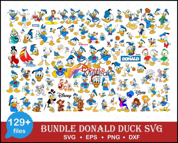 Donald Duck Svg, Donald Duck Face Angry Svg, Disney Movies Cricut, Disney Gift