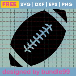 Football Svg Free, Sport Svg, Ball Svg, Instant Download, Silhouette Cameo