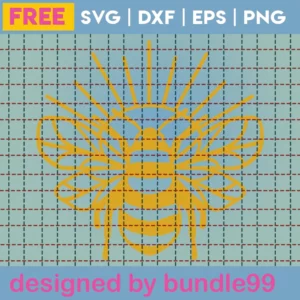 Free Bee And The Sun Svg