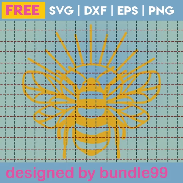 Free Bee And The Sun Svg