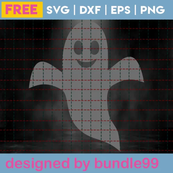 Free Ghosts Svg Invert