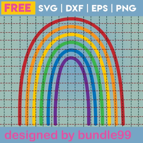 Free Simple Rainbow Svg