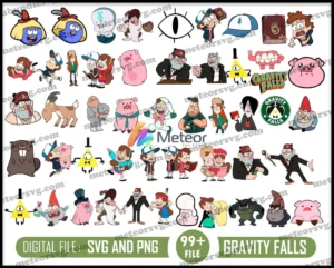 GRAVITY FALLS Clipart,Gravity Falls characters,Gravity Falls png, Gravity Falls images,transparent backgrounds,Instant Download