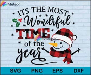 it's the most wonderful time of the year christmas svg, Christmas svg, png, dxf, eps digital file CRM2611205L