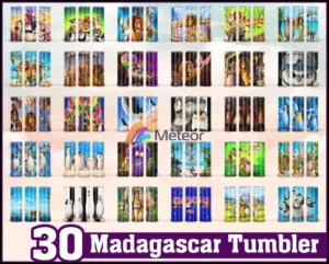 Madagascar Tumbler - Madagascar PNG - Tumbler design - Digital download
