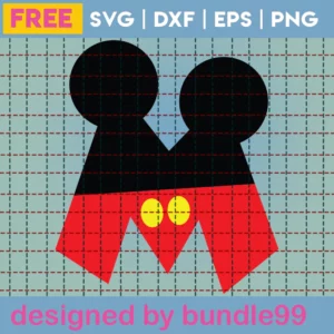 Micky Font Svg Free, M Svg, Disney Font Svg, Instant Download, Silhouette Cameo