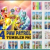 Paw patrol Tumbler - Paw patrol PNG - Tumbler design - Digital download