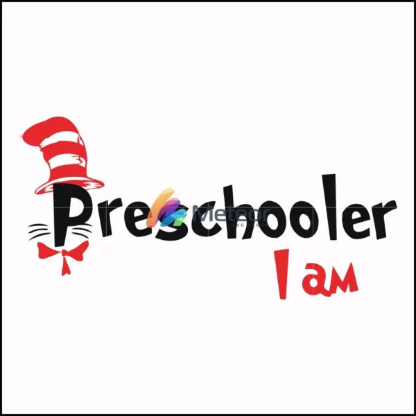 Preschooler I am svg, png, dxf, eps file DR00069
