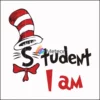 Student I am svg, png, dxf, eps file DR000129