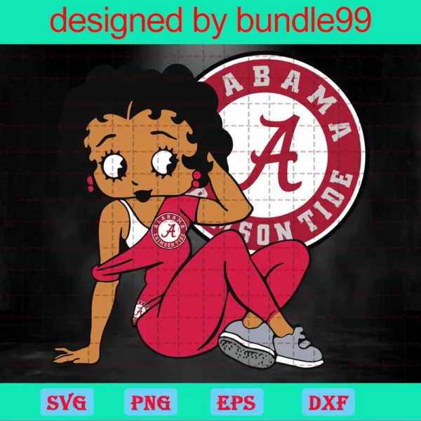 Alabama Girl Svg Bundle, Sport Svg, Black Girl Svg, Football Girl Svg, American Football, Football Svg, Football Svg, Football Printable Invert