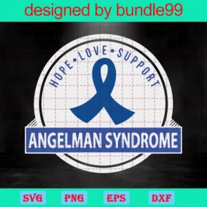 Angelman Syndrome Ribbon Awareness Dress Svg, Autism Svg, Breast Cancer