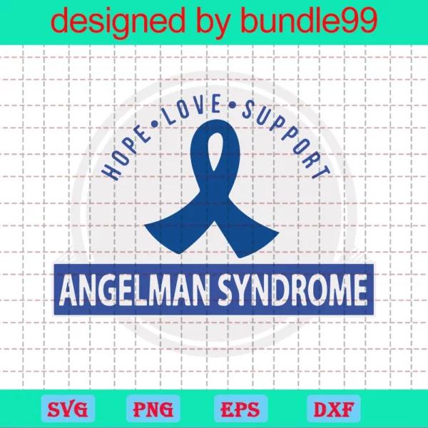 Angelman Syndrome Ribbon Awareness Dress Svg, Autism Svg, Breast Cancer Invert