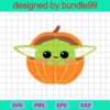 Baby Yoda In Pumpkin, Cute Baby Yoda, Halloween Gift, Halloween Shirt