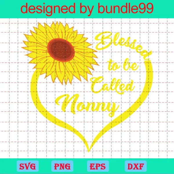 Blessed To Be Called Nonny, Mothers Day Gift, Gift For Mom Invert