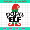 Christmas Papa Elf Family Matching Shirt For Grandpa