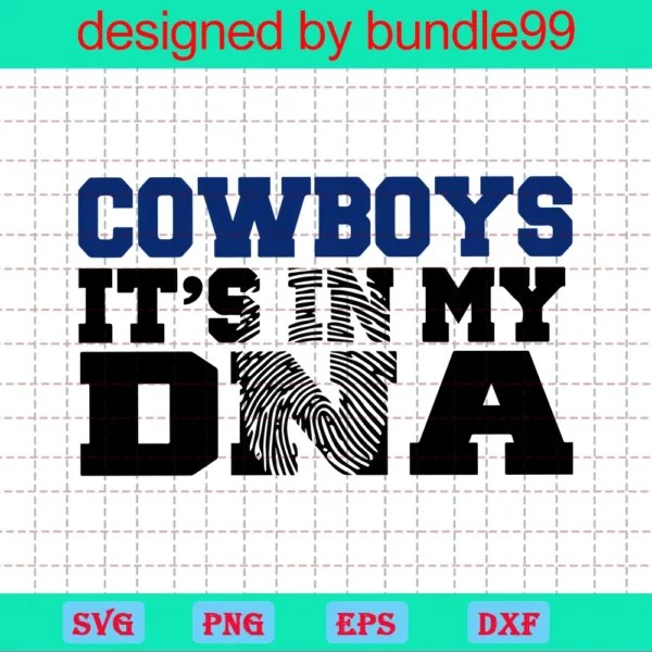 Cowboys It'S In My Dna, Nfl Sport, Nfl Football, Nfl Fan