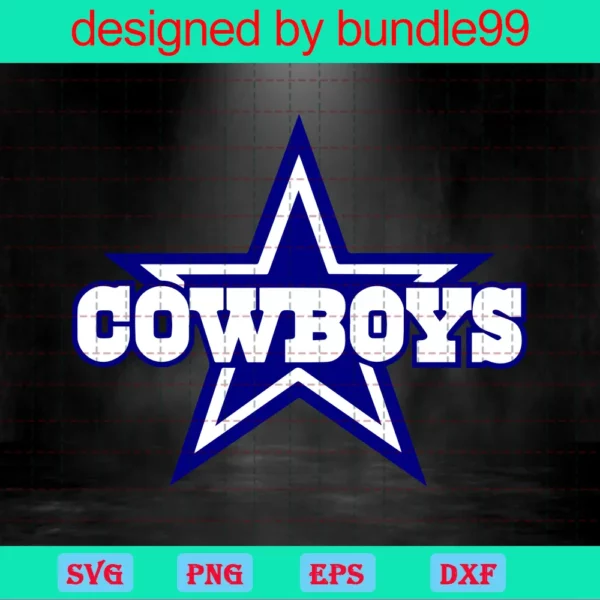 Cowboys Star Sign Logo, Nfl Sport, Nfl Football, Nfl Fan Invert