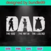 Dad The God The Myth The Legend, Dragon Ball Dad, Fathers Day