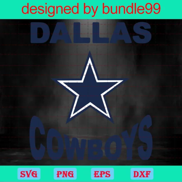 Dallas Cowboys Love, Nfl Sport, Nfl Bundle, Nfl Football Invert