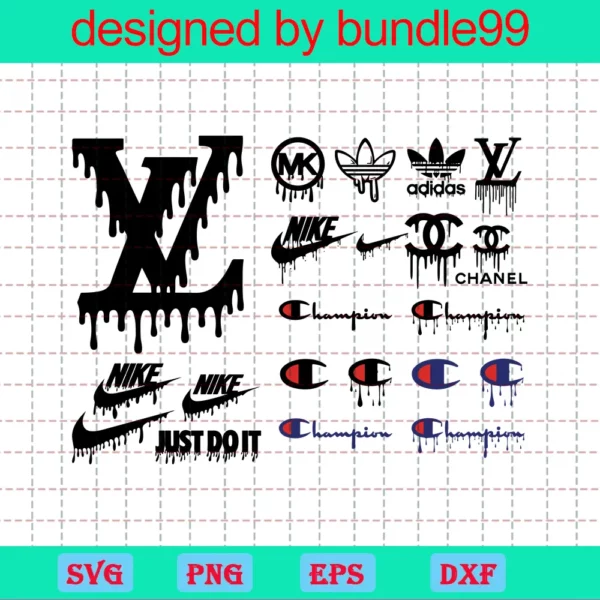 Fashion Logo Svg, Brand Logo Svg, Famous Brand Svg, Brand Svg Bundle, Fashion Brand Svg