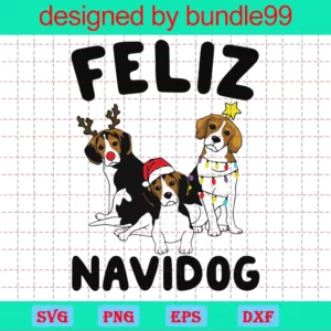 Feliz Navidog Svg, Christmas Svg, Mery Christmas, Christmas Dog, Dog Lover