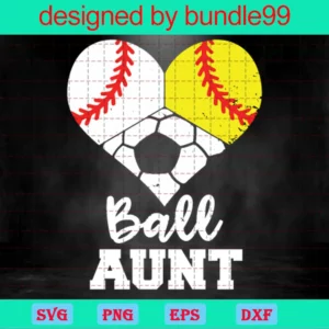 Football Aunt Svg, Football Svg, Cheer Aunt Svg, Football Auntie Shirt, Game Day Svg, Nephew’S Biggest Fan Svg Files For Cricut, Png, Dxf