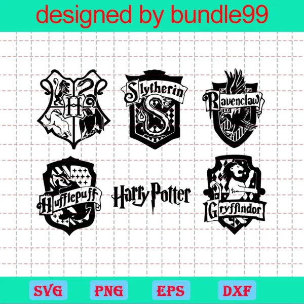 Harry Potter Bundle Svg, Harry Potter Movie Mega Svg Bundle, Harry Potter Svg Files, Harry Potter Svg For Cricut, Harry Potter Svg For Shirts