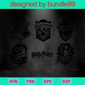 Harry Potter Bundle Svg, Harry Potter Movie Mega Svg Bundle, Harry Potter Svg Files, Harry Potter Svg For Cricut, Harry Potter Svg For Shirts Invert