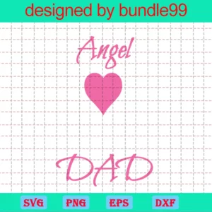 I Was His Angel And Now He Is Mine In Memory Of Mine Svg, Fathers Day Svg, Fathers Svg, Dad Svg, Dad Wings Svg, Dad Angel Svg, Angel Wings Svg, Happy Fathers Day, Dad Life Svg, Father Lovers Invert